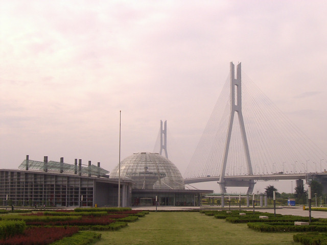 長江二橋と橋梁展示館